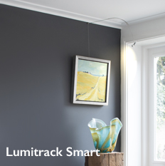 Shades Lumitrack Smart Picture Hanging and Lighting System